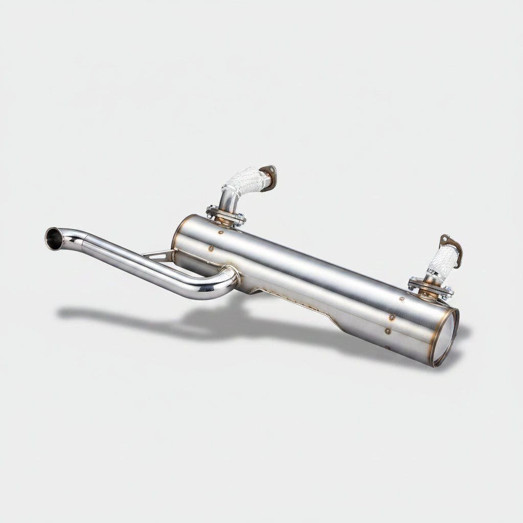 SUPERFLOW 1960~1967 BUS MUFFLER, STANDARD TAIL PIPE // for Tow Bar