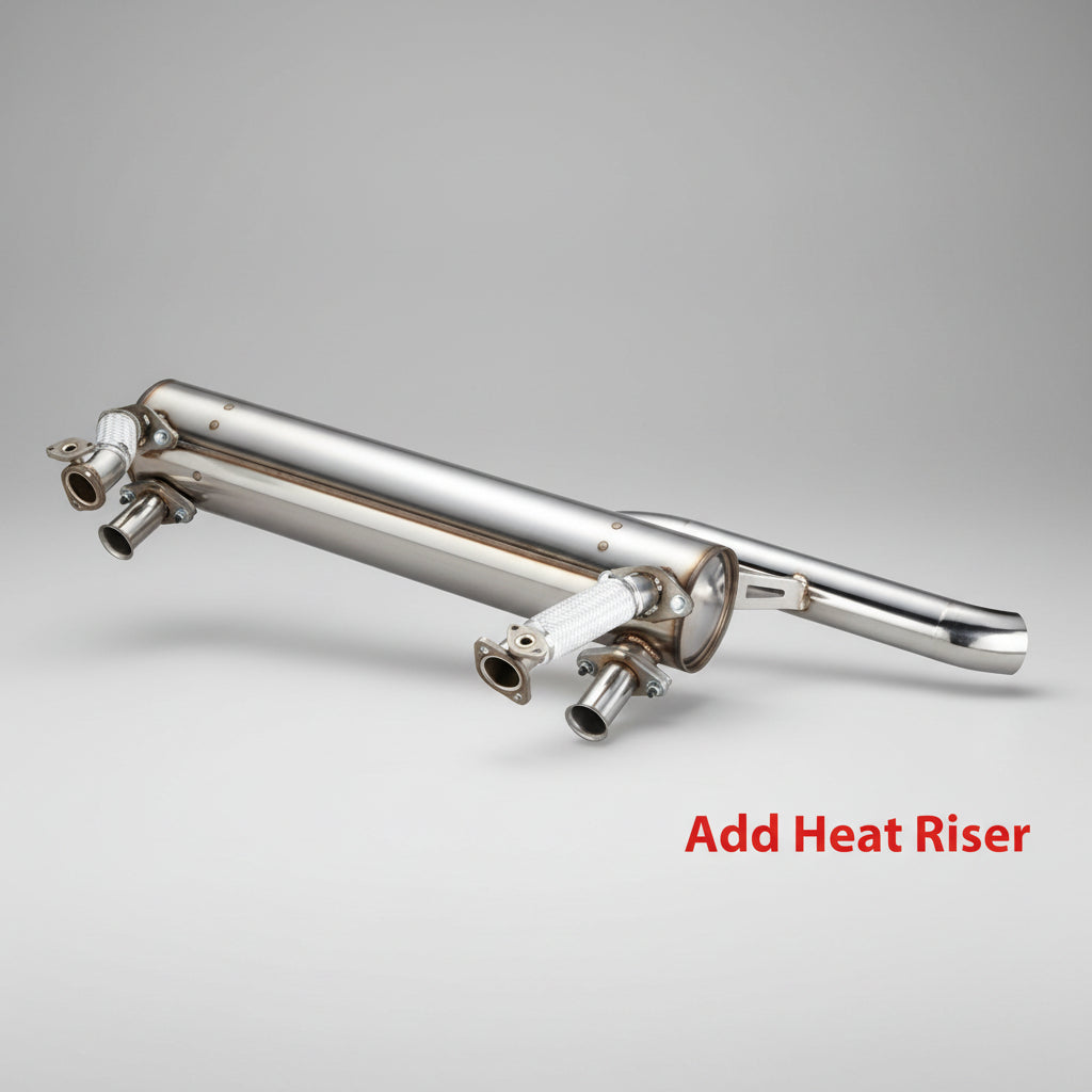 CLASSIC SPORT VW BAYWINDOW BUS EXHAUST SYSTEM